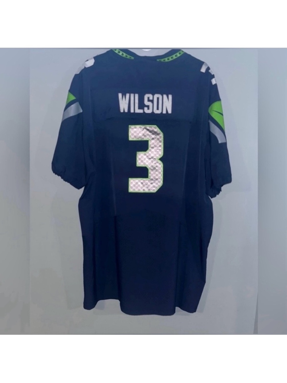 Seattle Seahawks #3 Russell Wilson Nike NFL On Field Authentic Football Jersey
